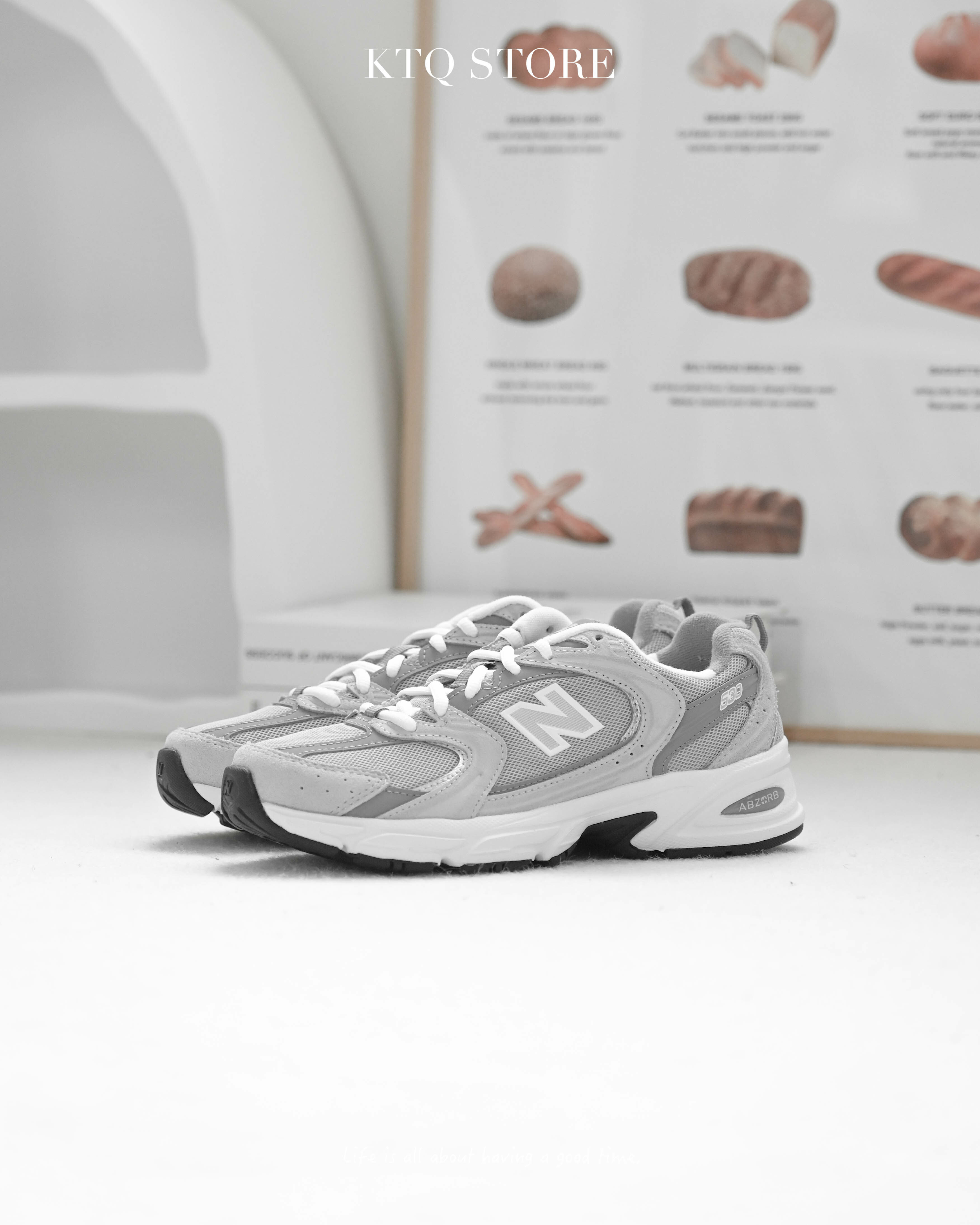 KTQ STORE ‧ New BaIance 530 復古 輕量 經典灰 灰色 灰 男女鞋  MR530CK