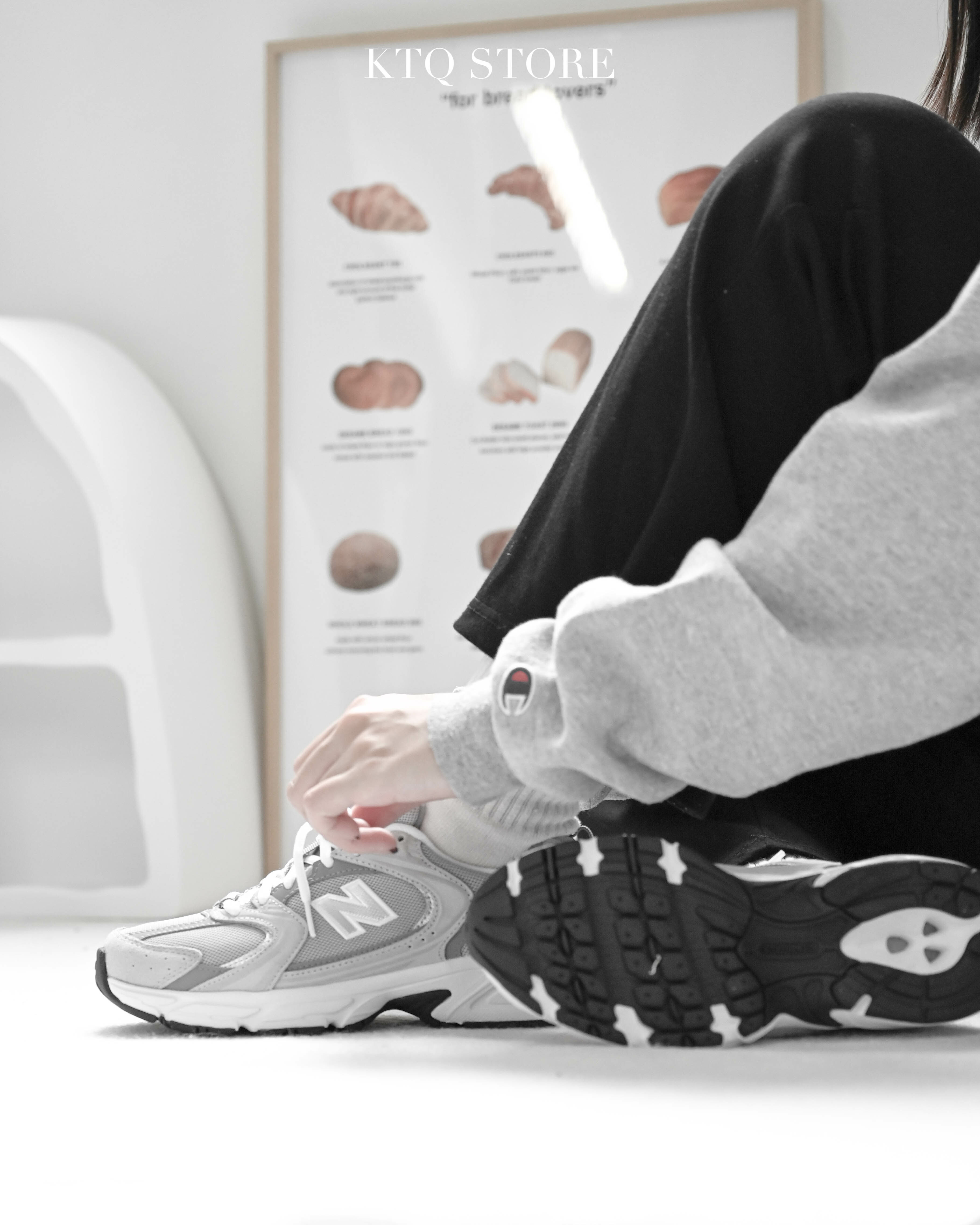 KTQ STORE ‧ New BaIance 530 復古 輕量 經典灰 灰色 灰 男女鞋  MR530CK