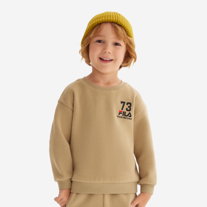 FILA KIDS x MARDI MERCREDI Embroidered Logo Sweatshirt