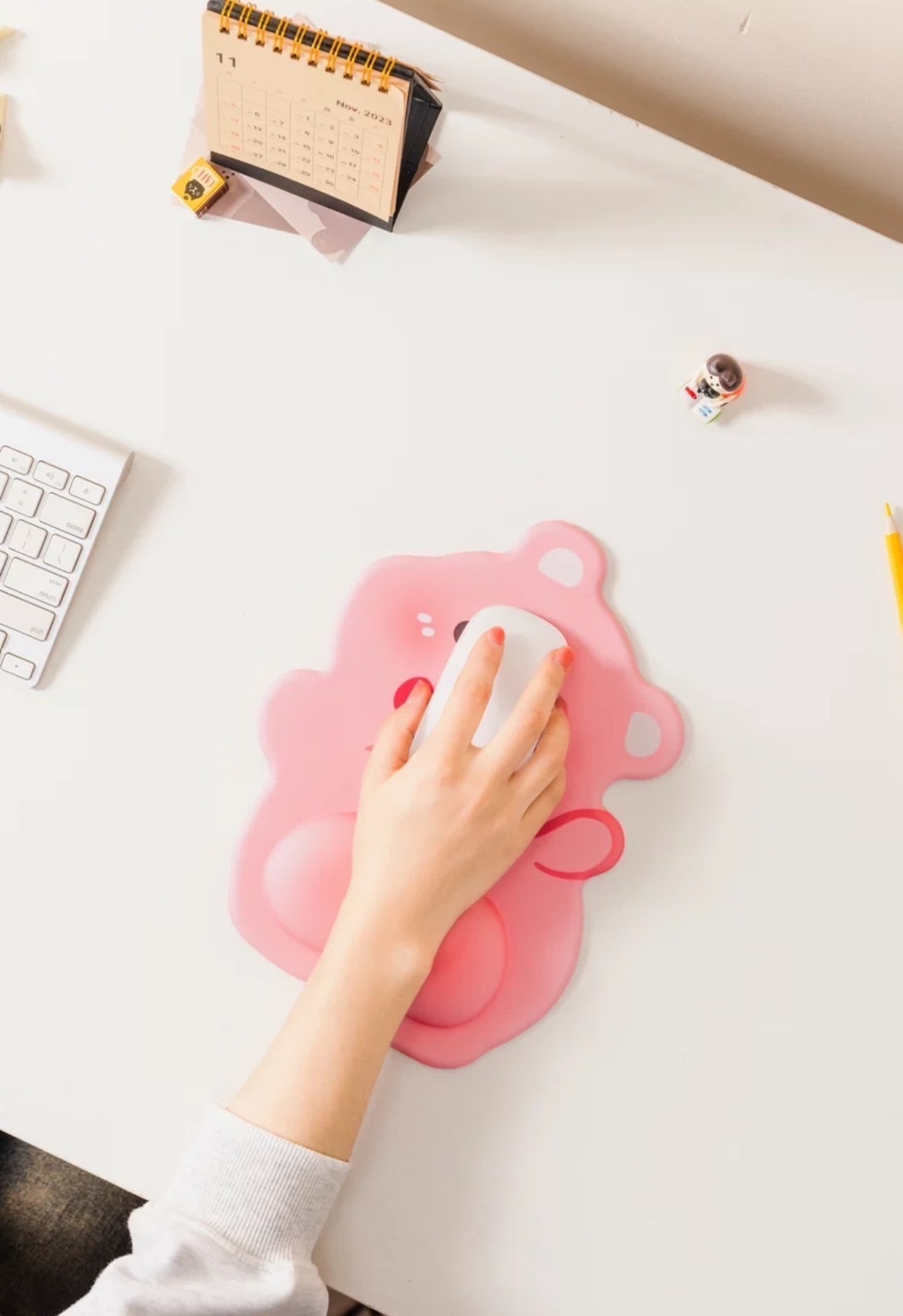 LOOPY小海狸 滑鼠墊 護手腕 防滑 辦公桌小物