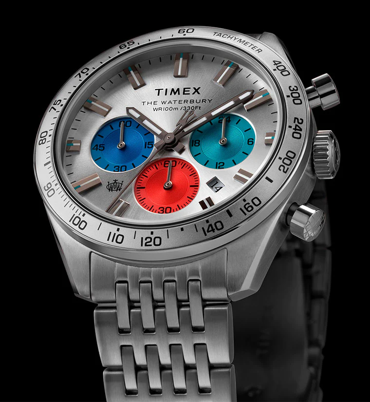 萬年鐘錶 - TIMEX 天美時   經典配置三眼計時男錶 - TW2V42400  錶徑41MM