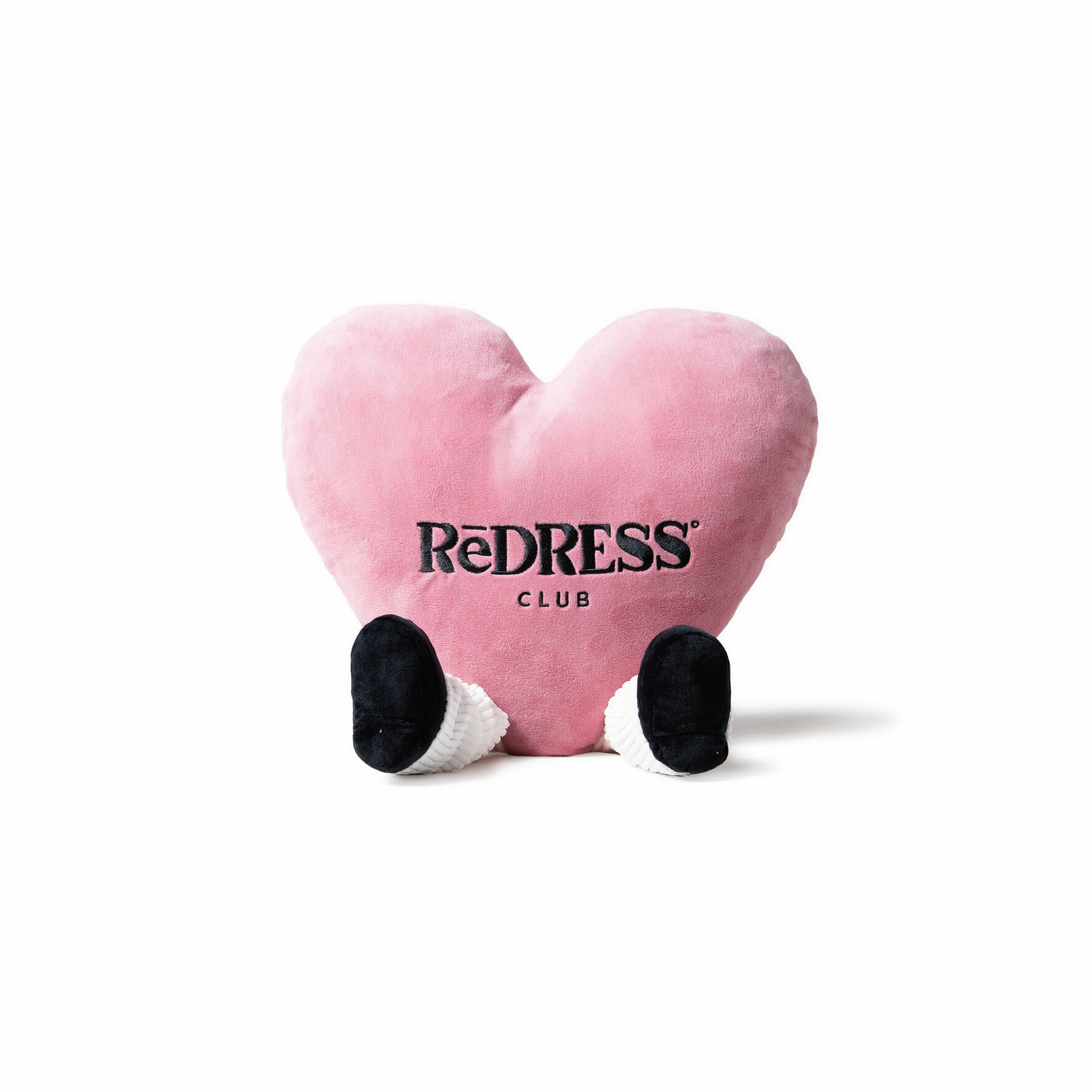 REDRESS CLUB WALKING HEART PILLOW -Pink
