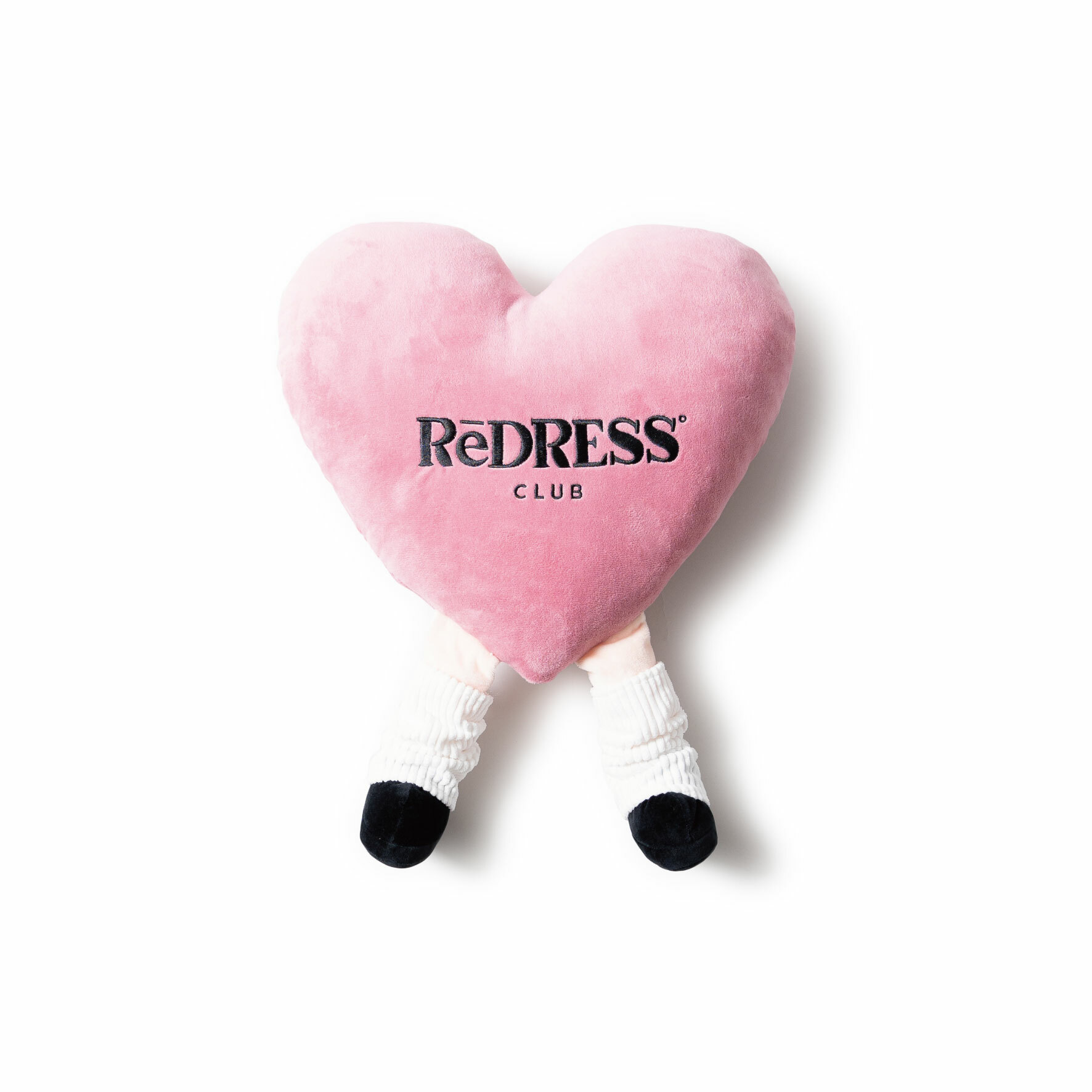 REDRESS CLUB WALKING HEART PILLOW -Pink