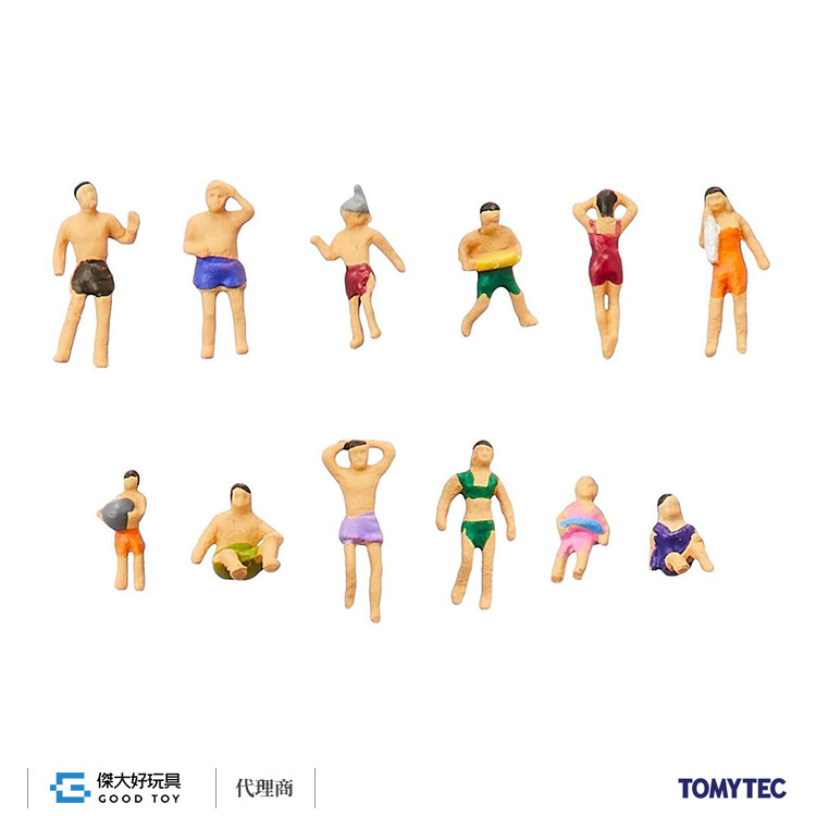 TOMYTEC 281344 人間系列 118 海水浴場的人