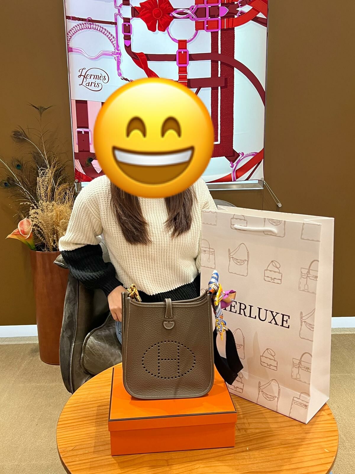 【 感謝支持 】爽快靚靚來pick up mini E大象灰🎉  靚靚大讚HERLUXE服務好好👍🏻 仲表示有需要會再返黎幫襯我哋❤️ 多謝你嘅支持與信任🫶💪