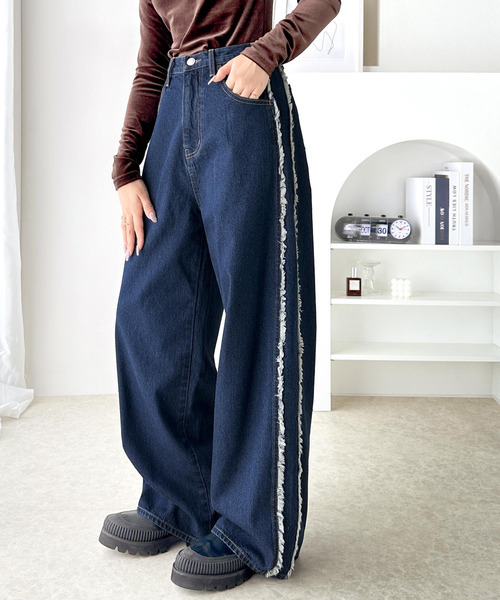 日本🇯🇵連線 Java 復古流蘇牛仔褲 長褲 4色 (任買兩件711免運)/預購