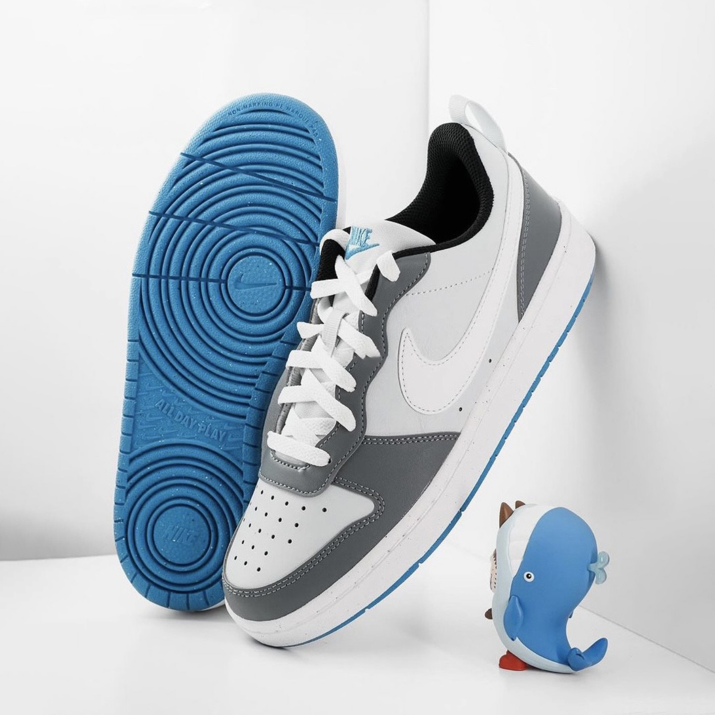 Nike Court Borough (GS) 藍灰 小Dunk DV5456-019