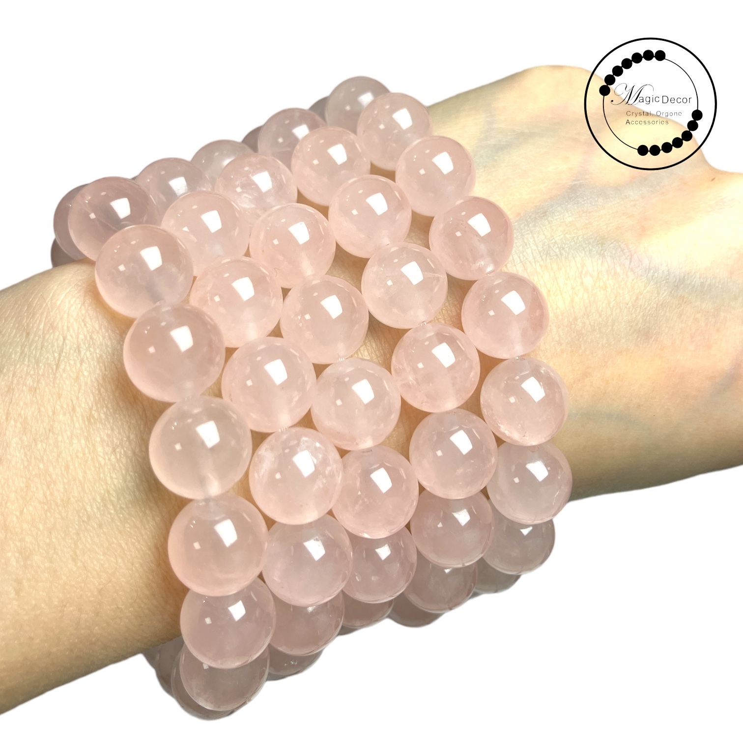 250214-B59 10mm+西柚粉晶手串