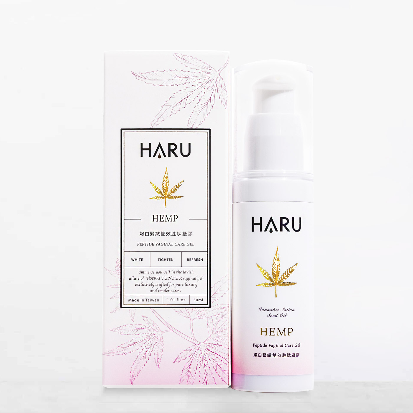 HARU: 草本私密護理 嫩白緊緻雙效胜肽凝膠