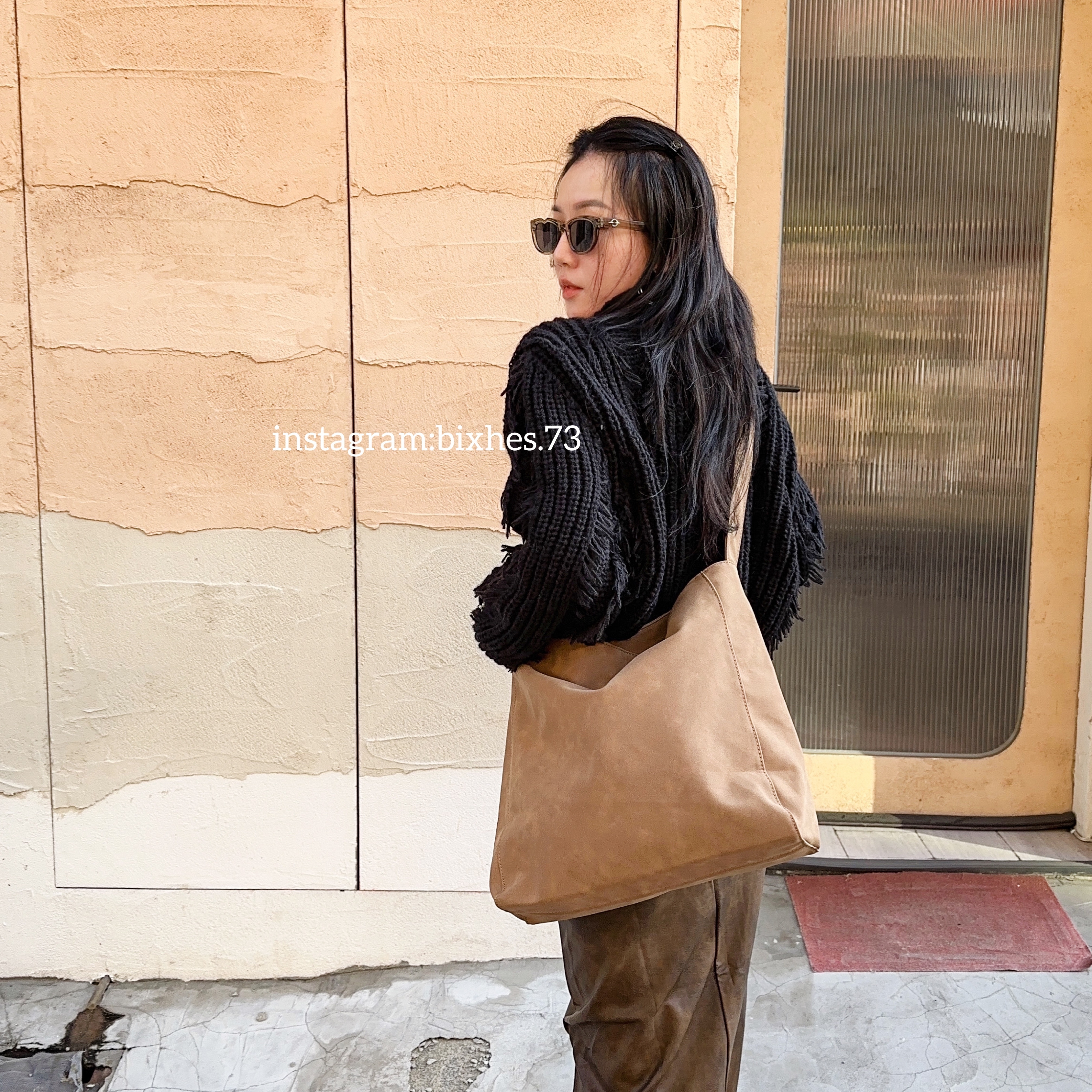 慵懶磨砂大包包(M00026)