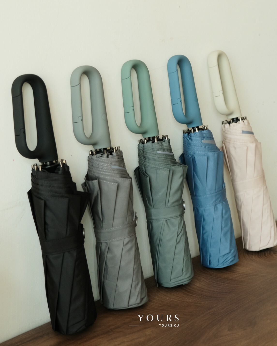 MUNICHI 環扣自動勾勾傘（5colors）