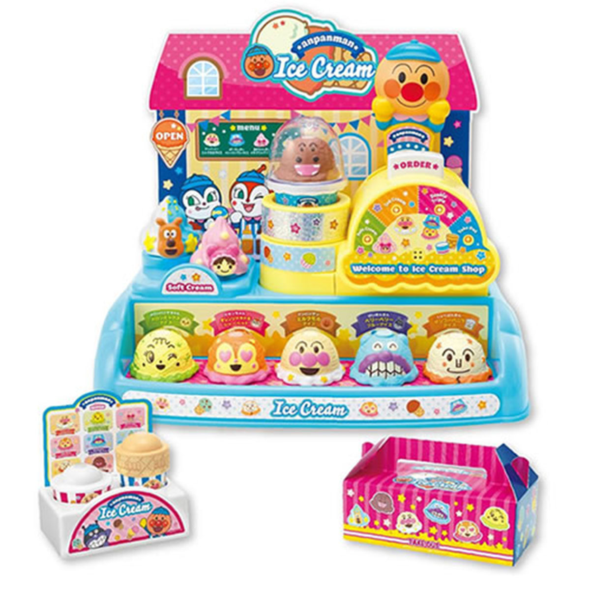 麵包超人燈光音響旋轉舞台冰淇淋店