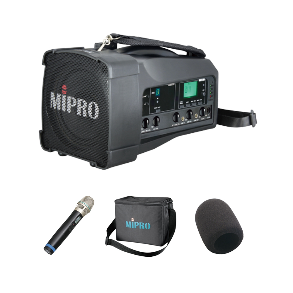 MIPRO MA-189 單頻道迷你無線喊話器 ACT-32H 手握無線麥克風