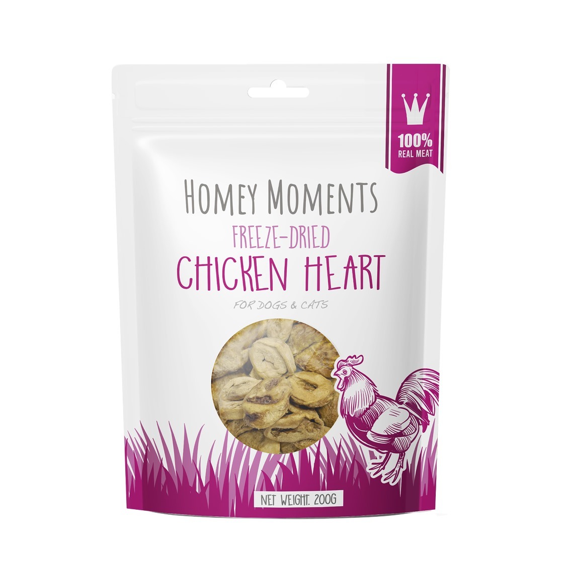 Homey Moments 凍乾雞心 (200g)