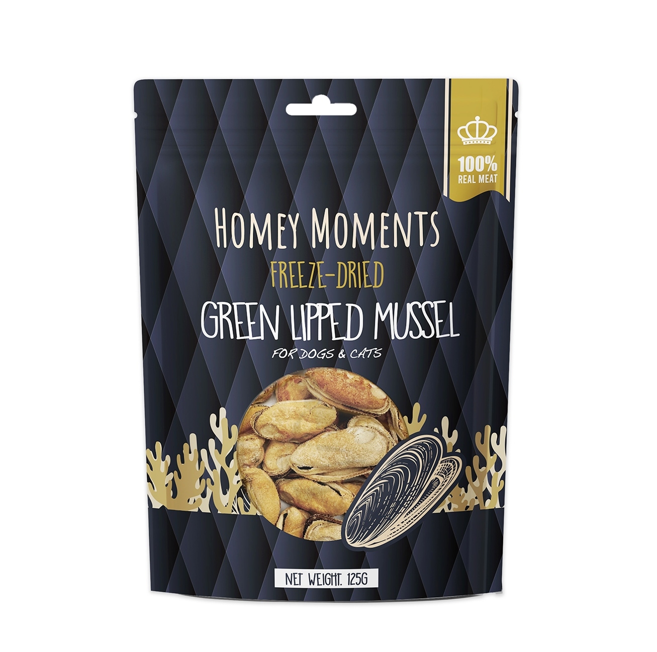 Homey Moments 凍乾綠唇青口 (125g)