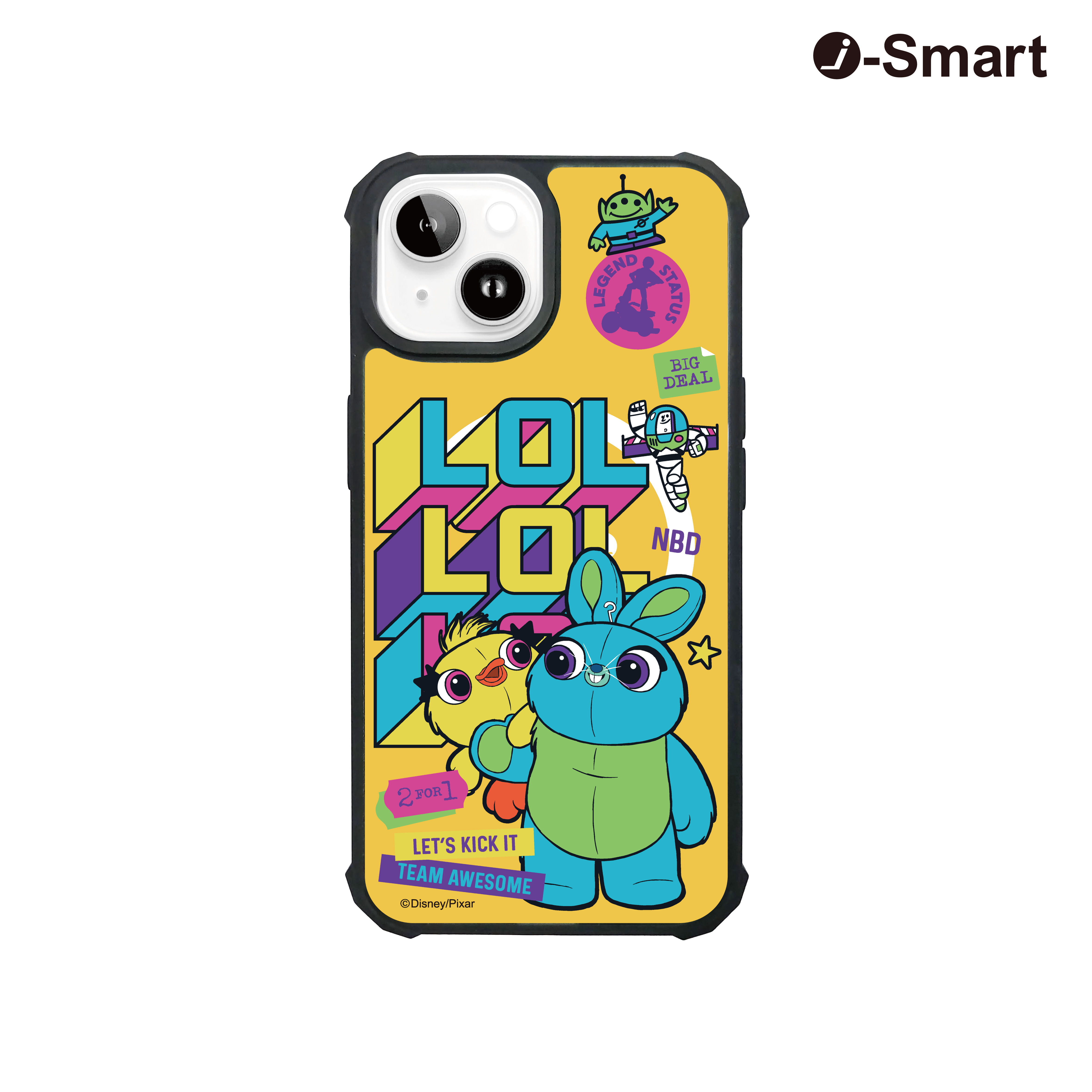 i-Smart 《Toy Story》系列MagSafe透明手機保護殼 - 阿得與賓尼 Ducky & Bunny