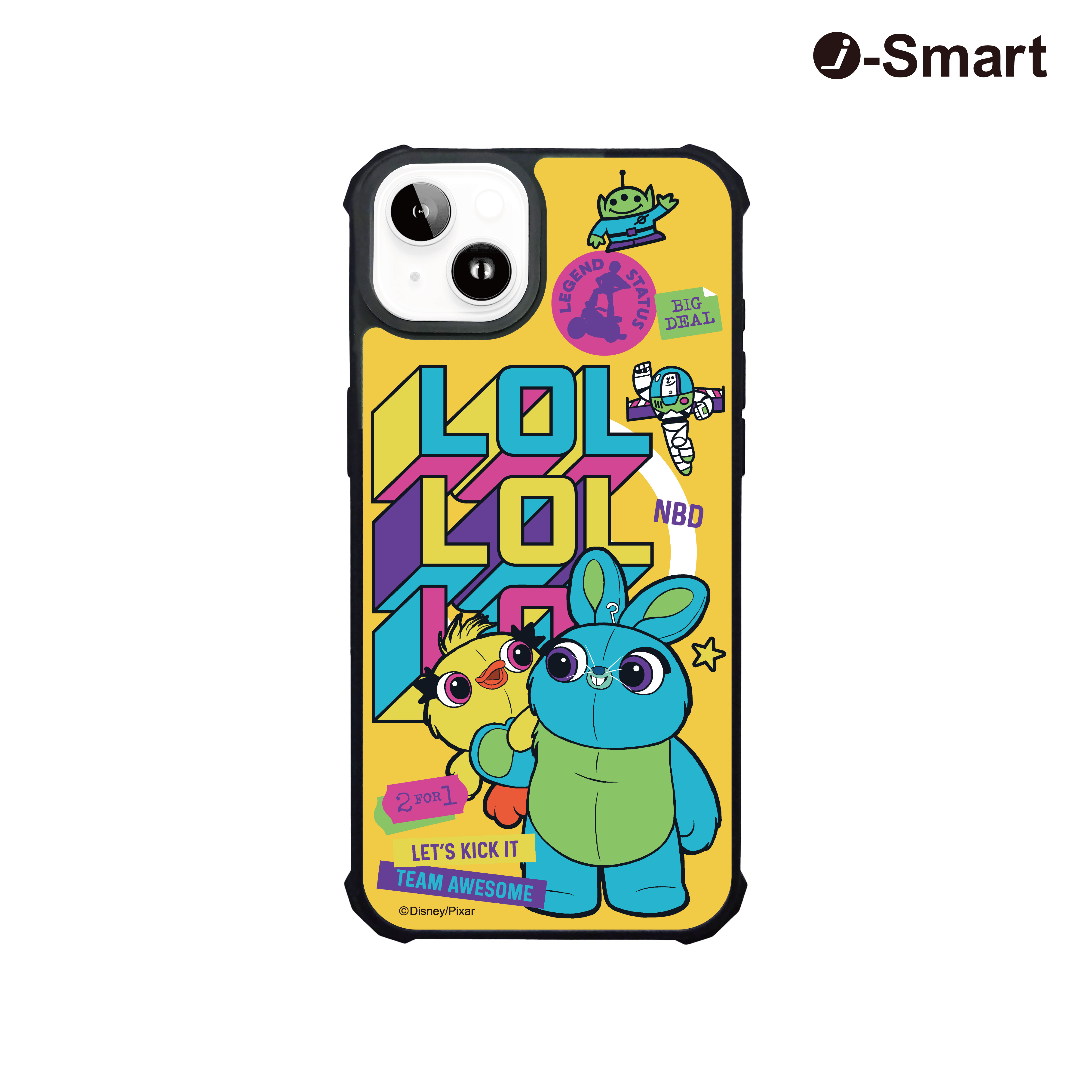 i-Smart 《Toy Story》系列MagSafe透明手機保護殼 - 阿得與賓尼 Ducky & Bunny