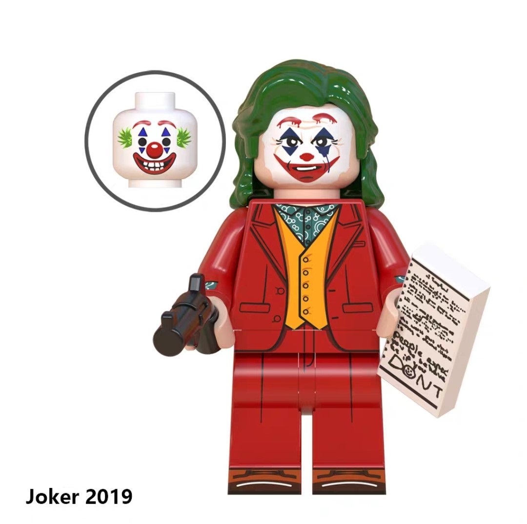 Joker 2019 batman DC Minifigures Fit Lego WM884