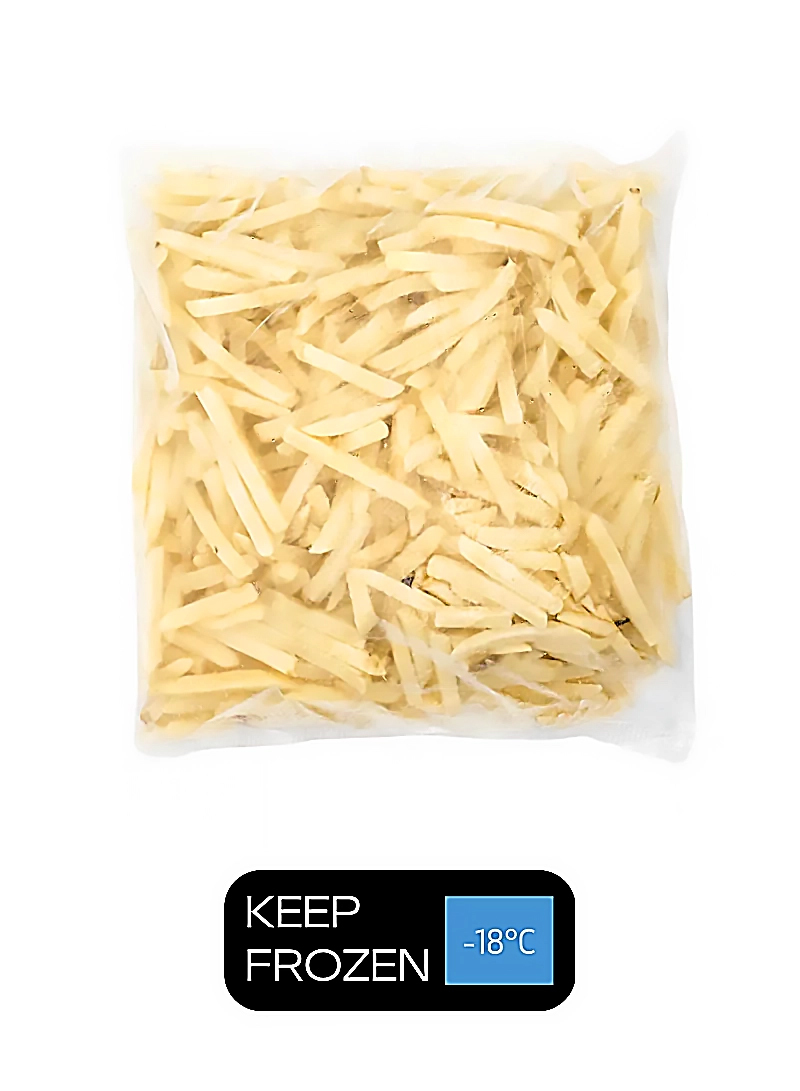 美國麥肯3/8 調味脆漿無皮粗直薯條 US Mccain SureCrisp Regulat Fries 5磅/包 (急凍 -18°C)