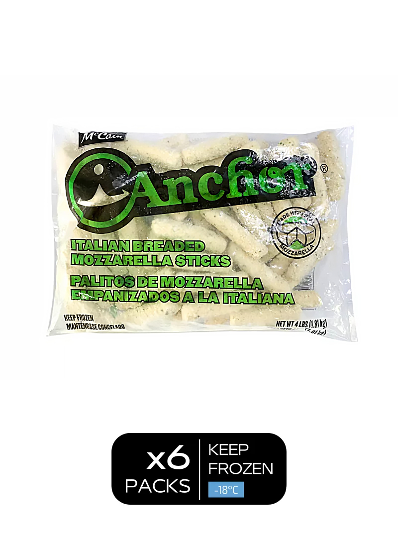 MCCAIN 美國麥肯炸馬蘇里拉芝士條 4磅 x 6包/箱 (-18°C)