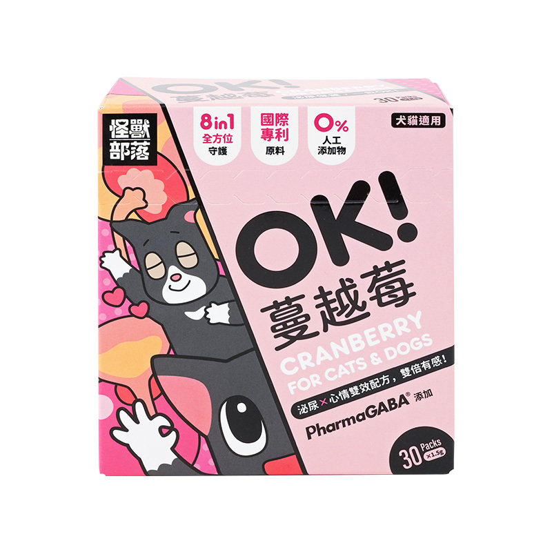 怪獸部落｜OK！蔓越莓（1.5G×30包）