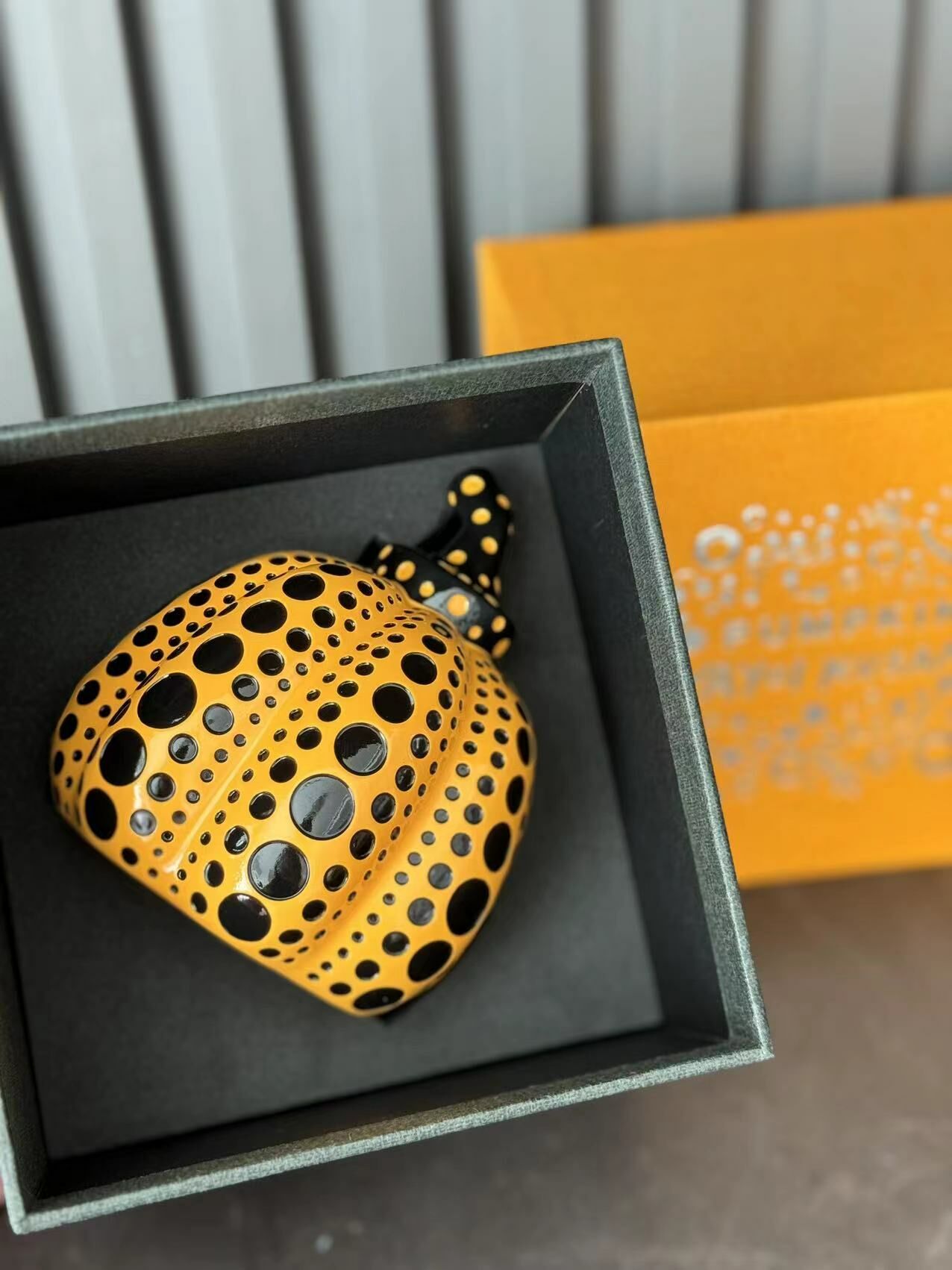 草間彌生 黃色南瓜藝術擺設 -T