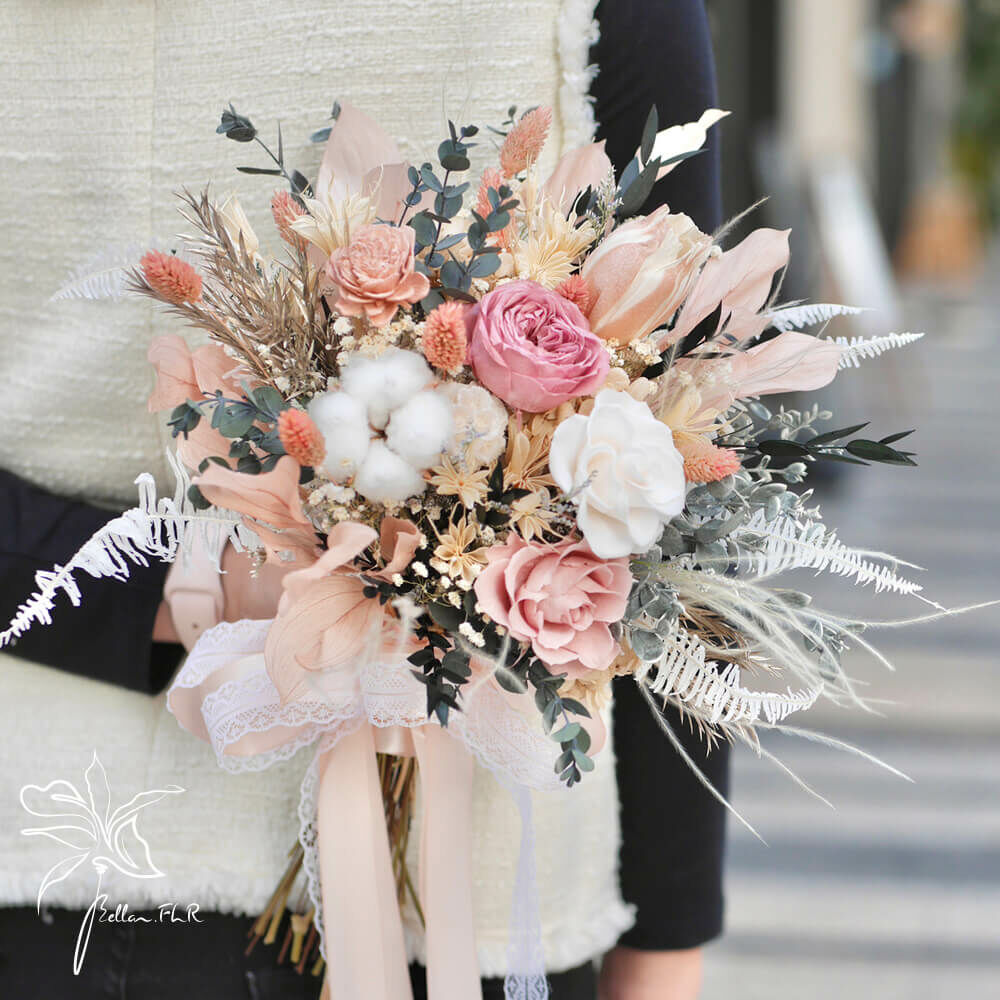 【相遇的這天】3朵永生主花中型捧花