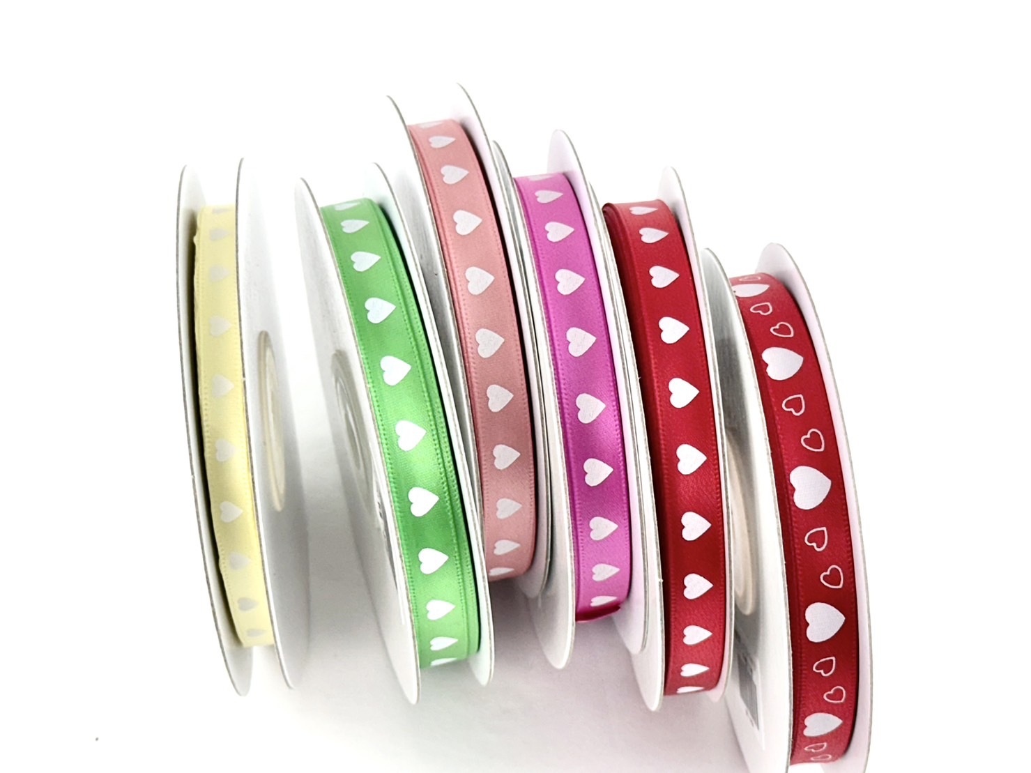 小愛心 緞面 25碼/10mm限量 派對色系/Outlet