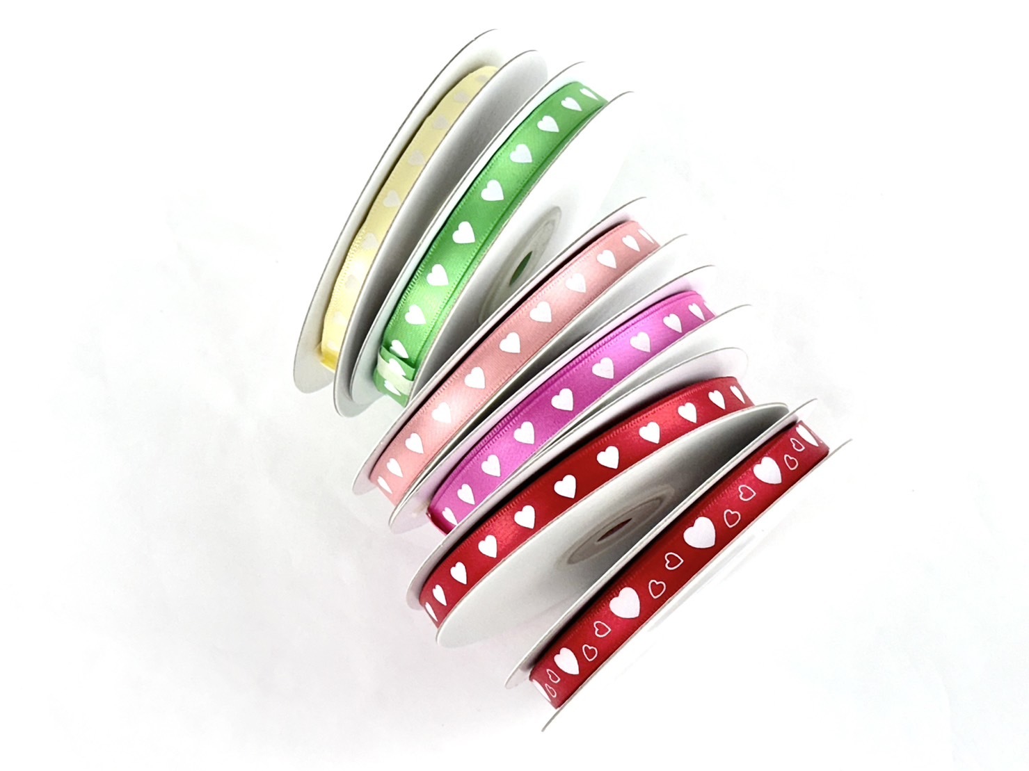 小愛心 緞面 25碼/10mm限量 派對色系/Outlet