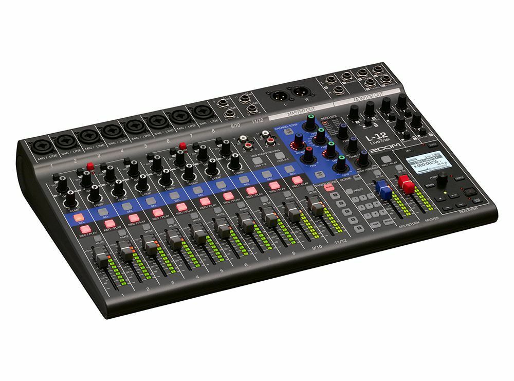 Zoom LiveTrak L-12 MIXER 混音器 錄音介面 L12