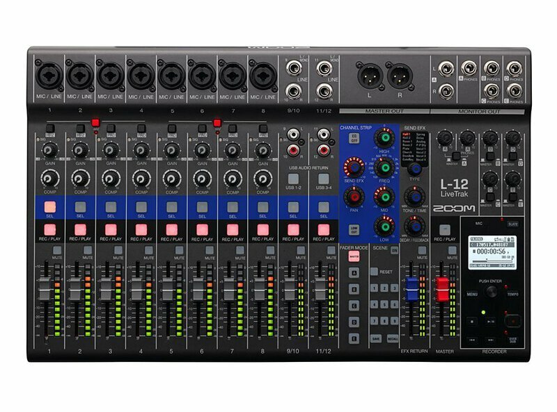 Zoom LiveTrak L-12 MIXER 混音器 錄音介面 L12