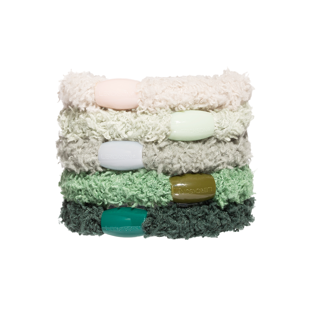 L. ERICKSON 毛絨彈力髮圈〈迷霧森林〉