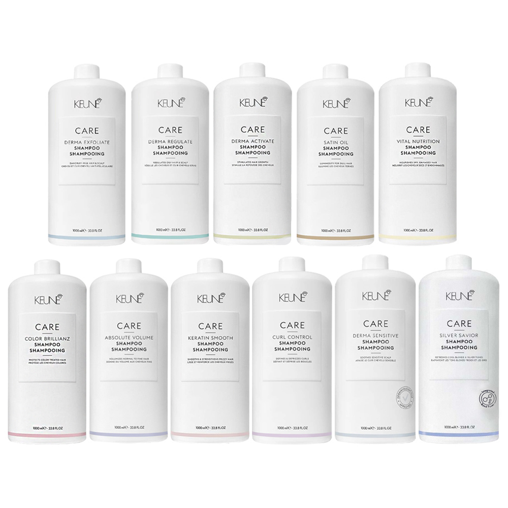 KEUNE 法國肯葳 CARE生化養護系列 髮浴/洗髮精 1000ml (多款任選)