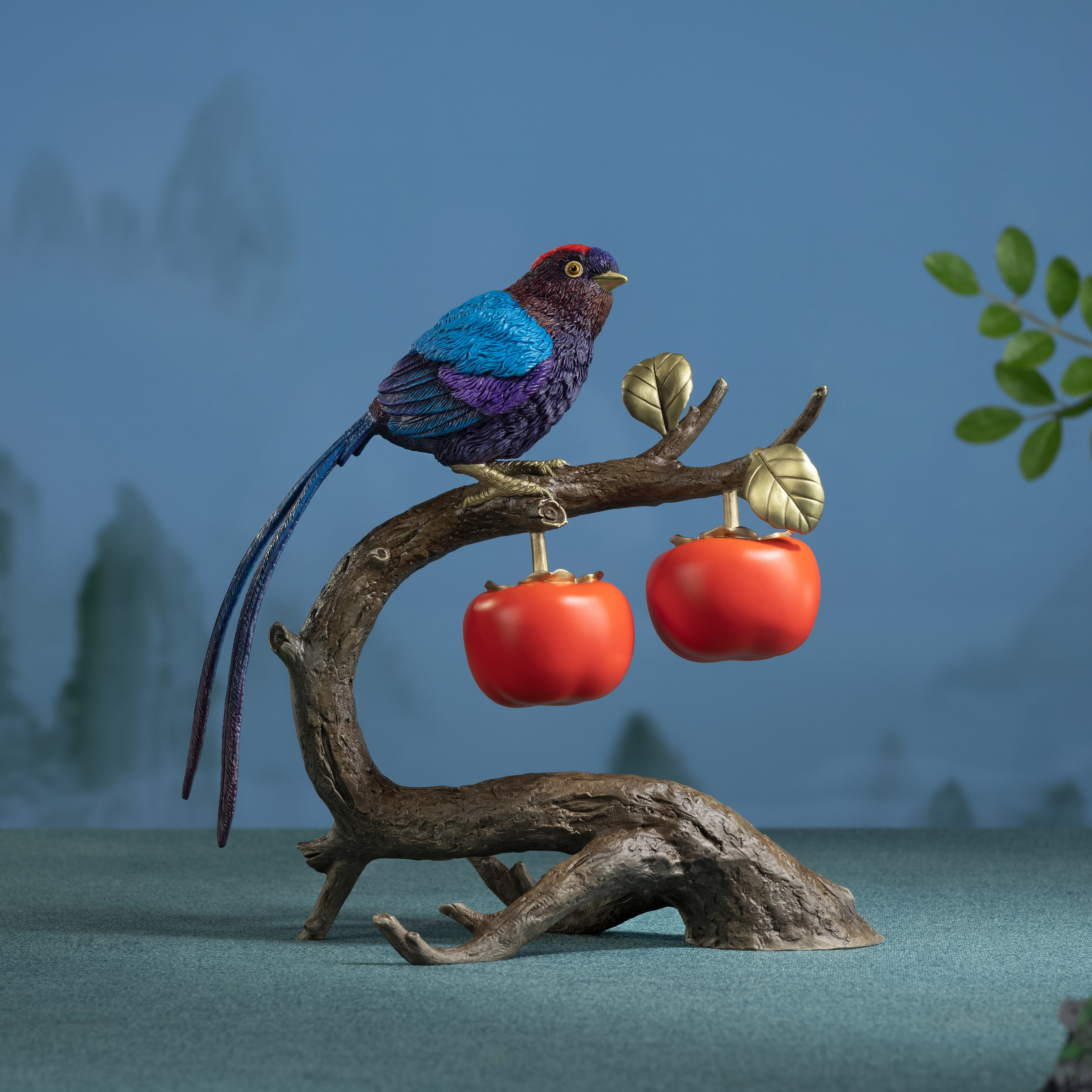 吾家有喜事(柿子與鳥)