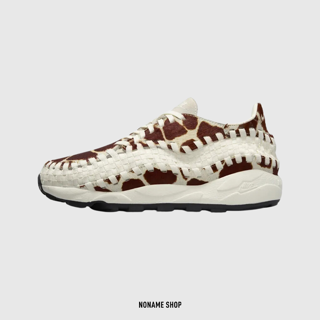 NIKE AIR FOOTSCAPE "WOVEN" 馬毛 編織鞋 長頸鹿 白棕 (女款)