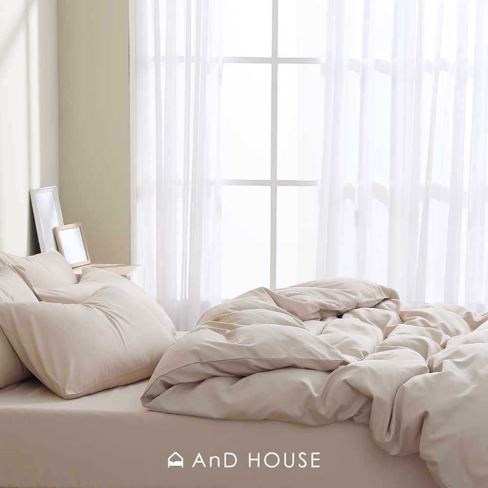 200織精梳純棉｜100%純棉｜奶油杏｜單品&床包被套組