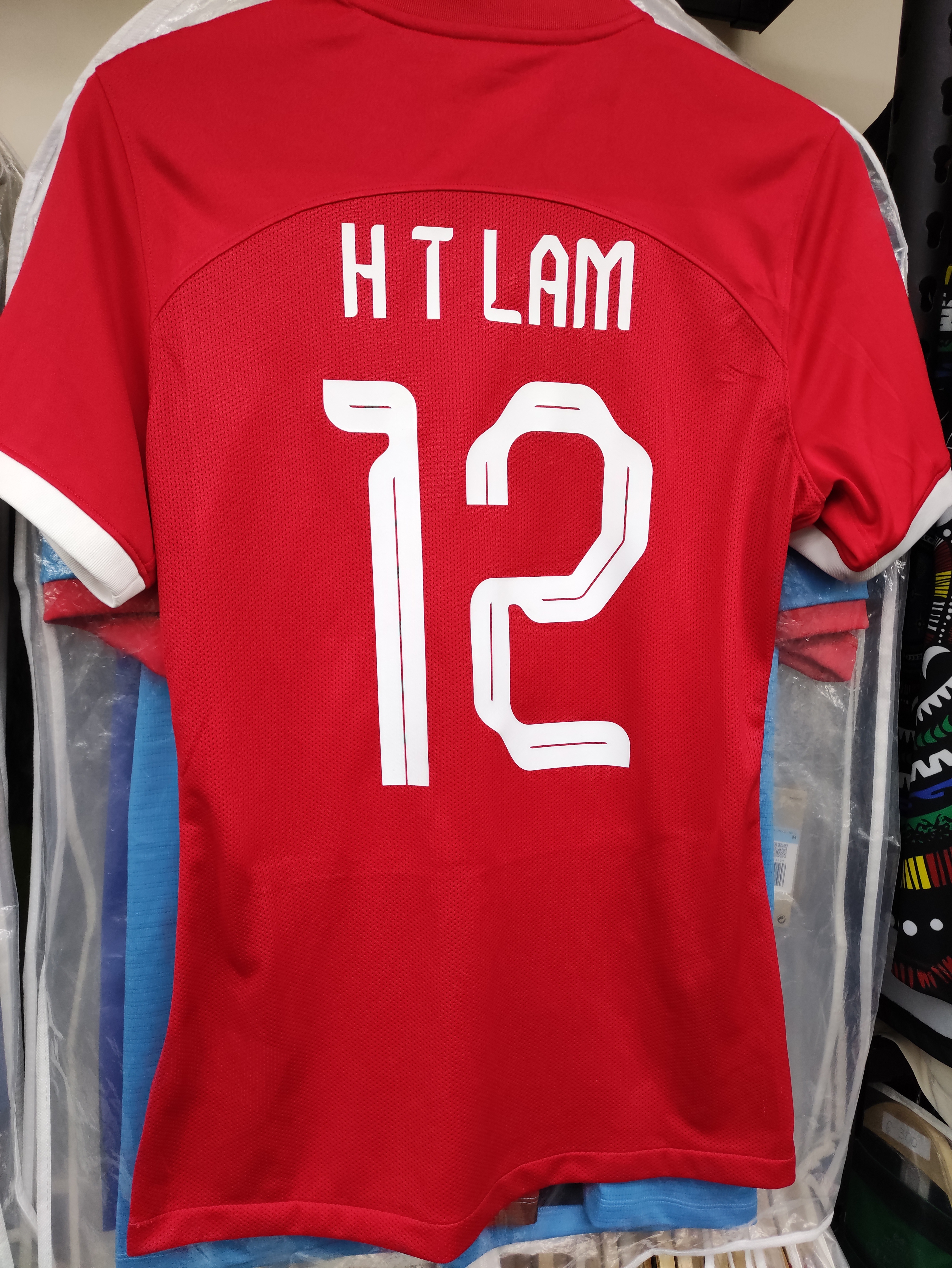 23-24香港隊主場青年隊球員版球衣