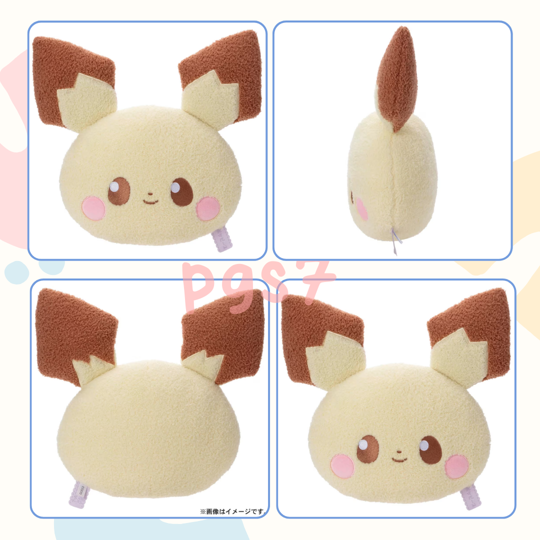 【現貨】日本寶可夢 毛茸茸系列 皮卡丘 皮丘 波加曼抱枕靠墊