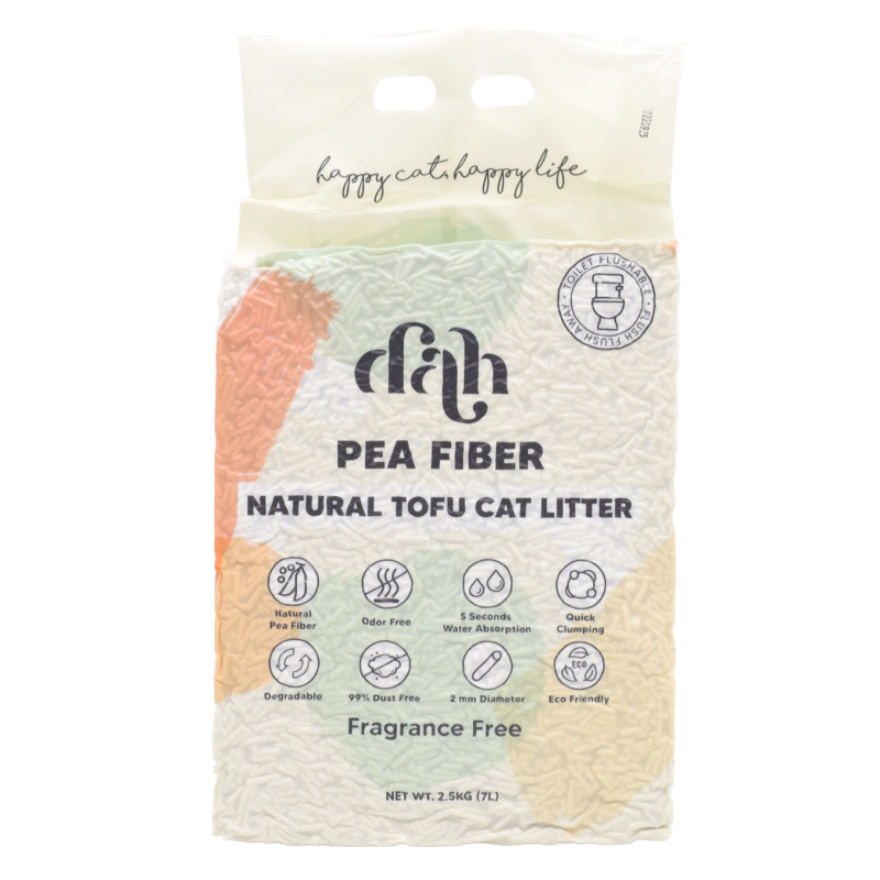 DAH - 天然豆腐貓砂 7L (優質豌豆纖維製造)