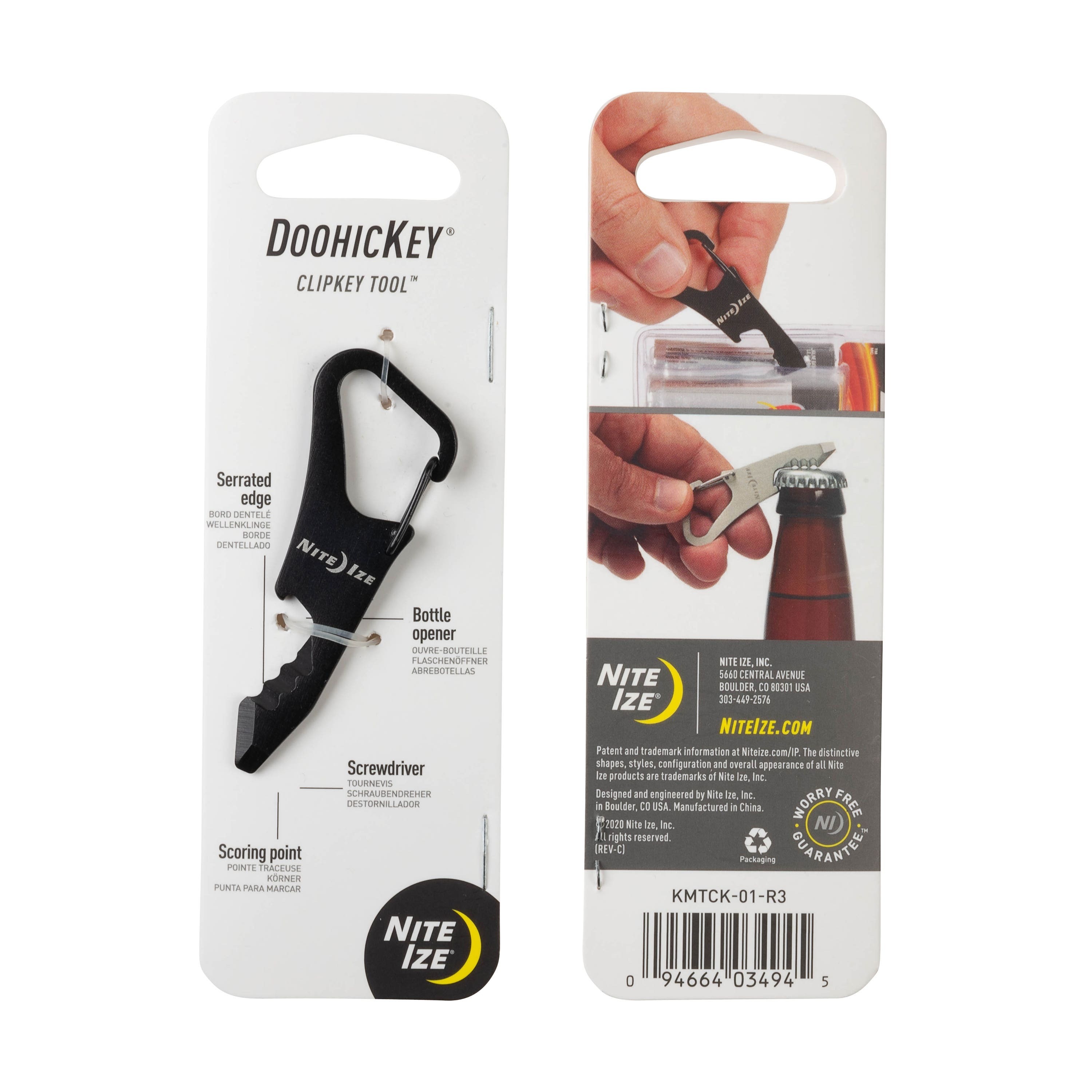 DOOHICKEY® CLIPKEY™ KEY TOOL 小鯊魚五功能工具鑰匙圈