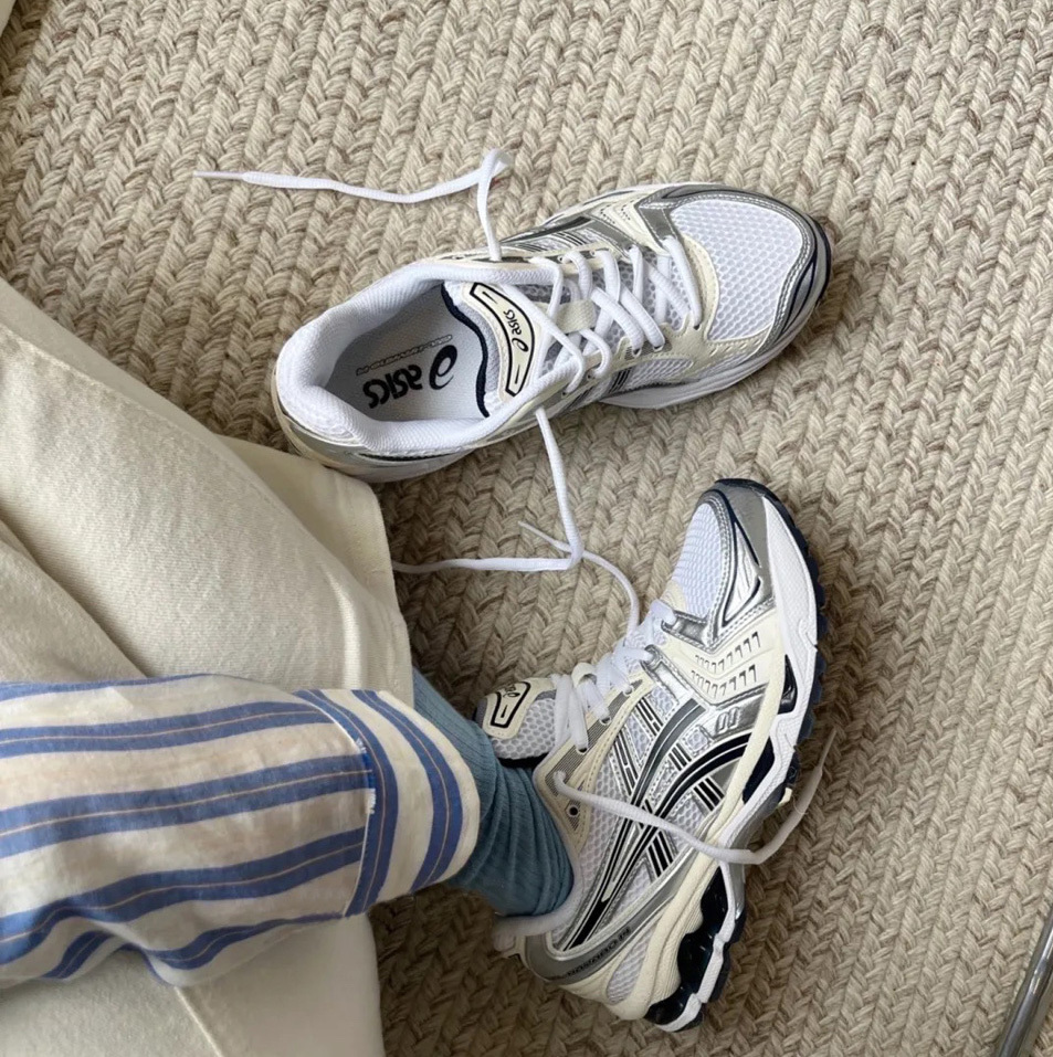 ASICS GEL-KAYANO 14 JJJ平替款 復古 Y2K 銀 深藍 奶油白 灰銀 女鞋 1202A056-109 / 預購