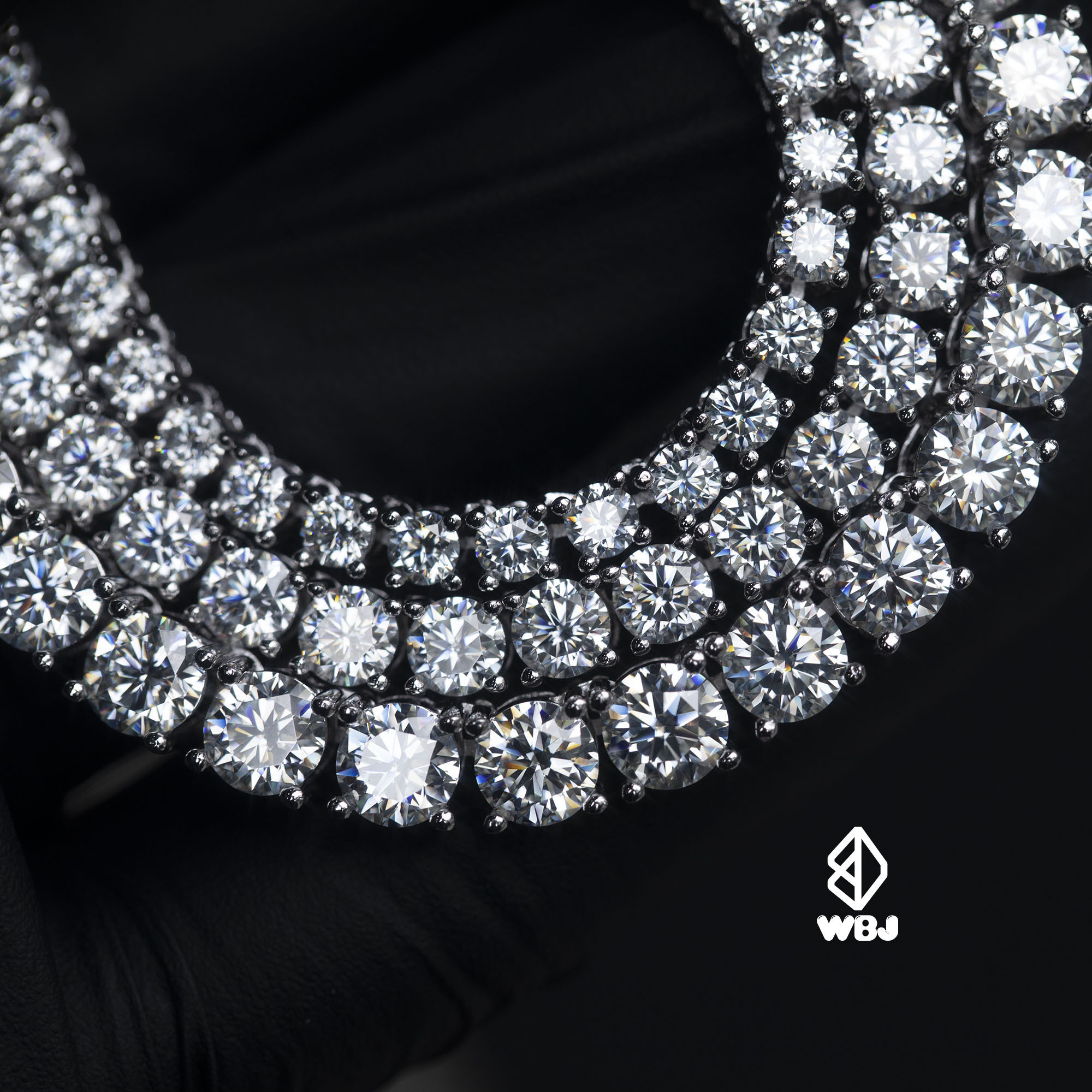 莫桑鑽｜網球項鍊3/4/5mm