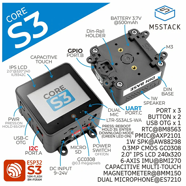 M5Stack CoreS3