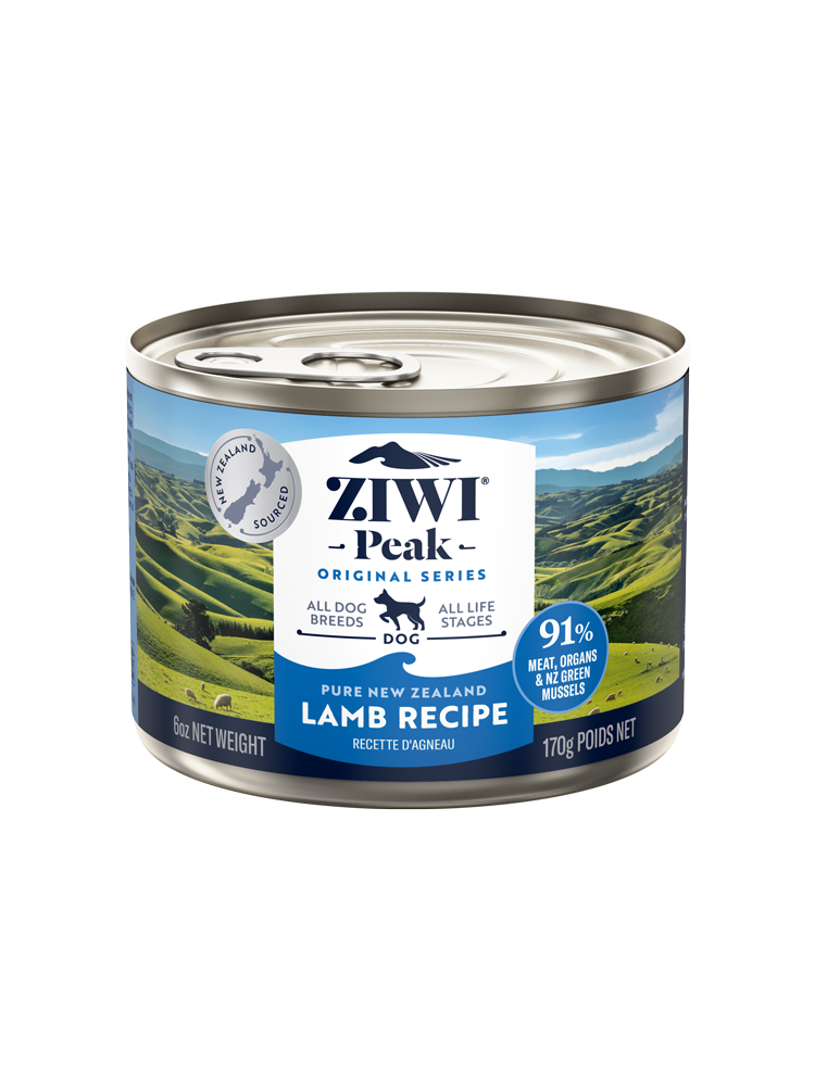 ZiwiPeak 鮮肉狗罐頭系列 - 羊肉配方 (170gx12) (390g x12)