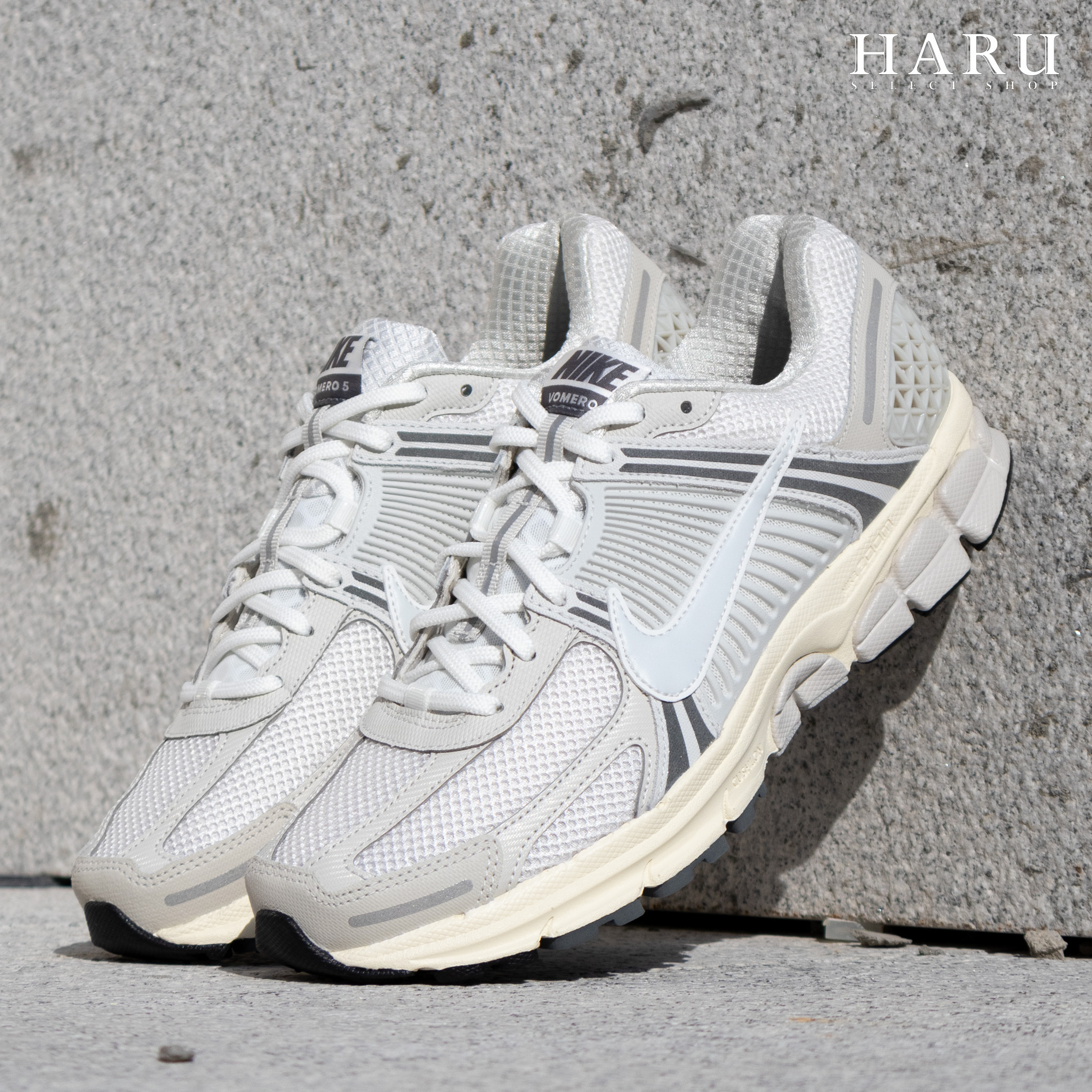 NIKE ZOOM VOMERO 5 奶油灰 淺灰 奶油底 Y2K 男女同款 復古慢跑休閒鞋 HF0731-007