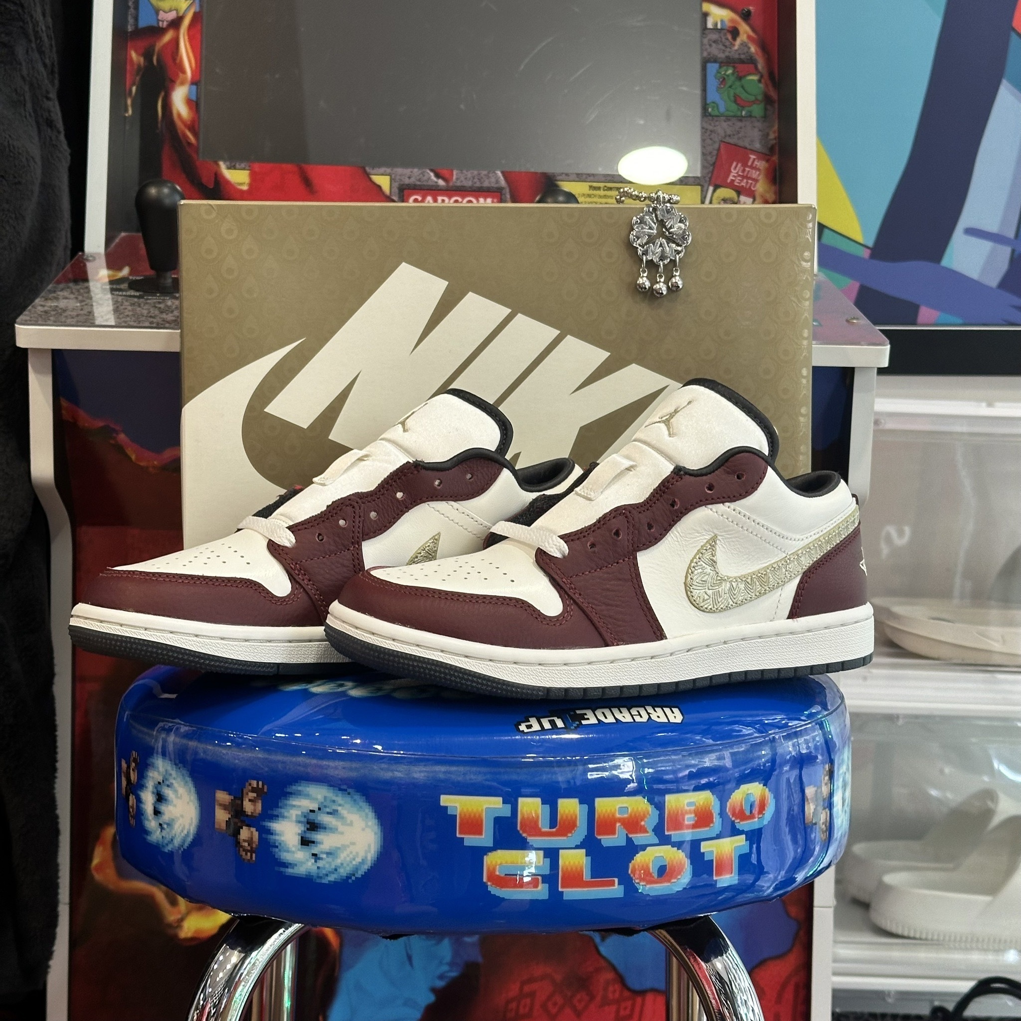 Nike Air Jordan 1 Low SE CNY  酒紅 喬丹 龍年 AJ1 女鞋男段 FJ5735-100