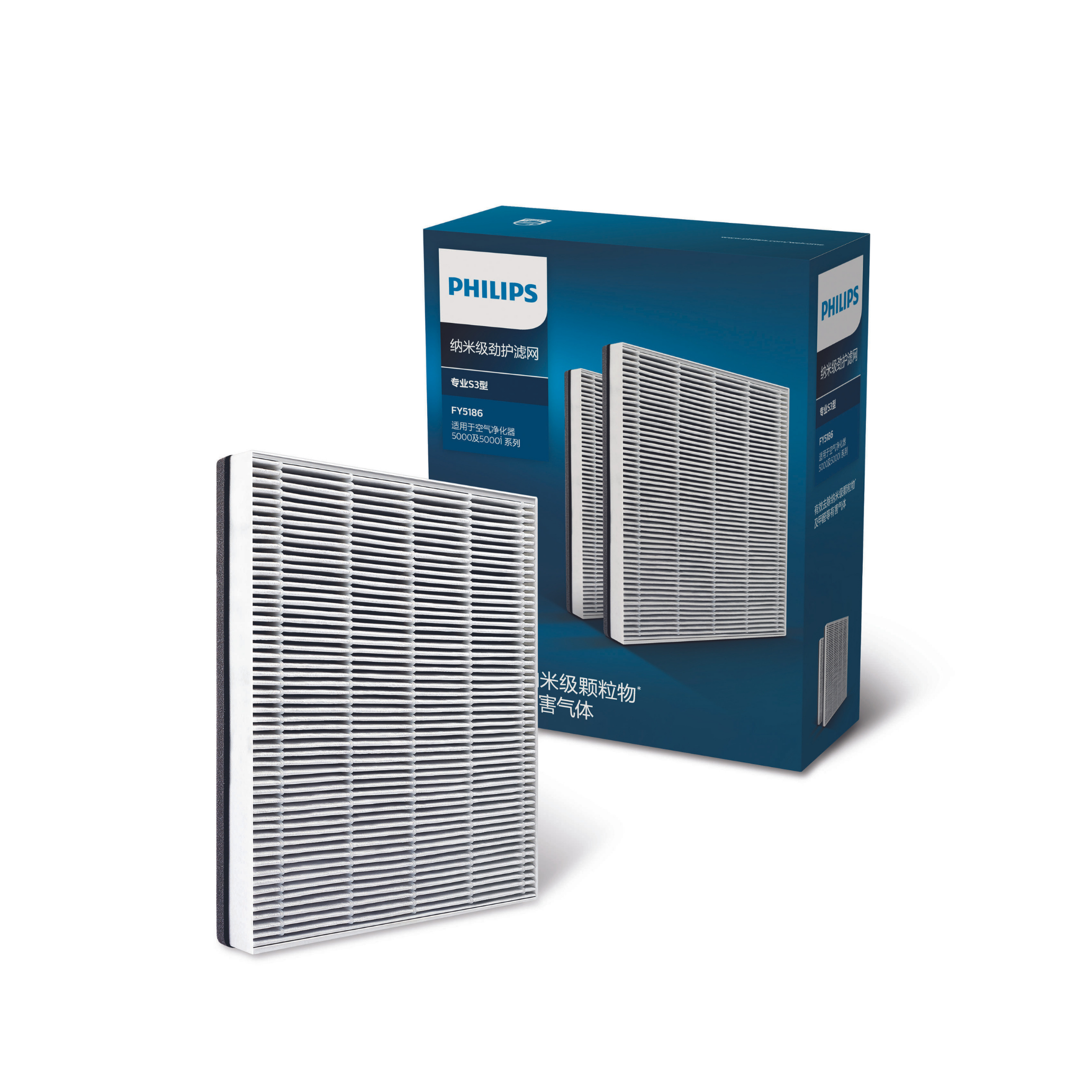 Philips NanoProtect 納米級防護複合甲醛HEPA濾網 FY5186/20
