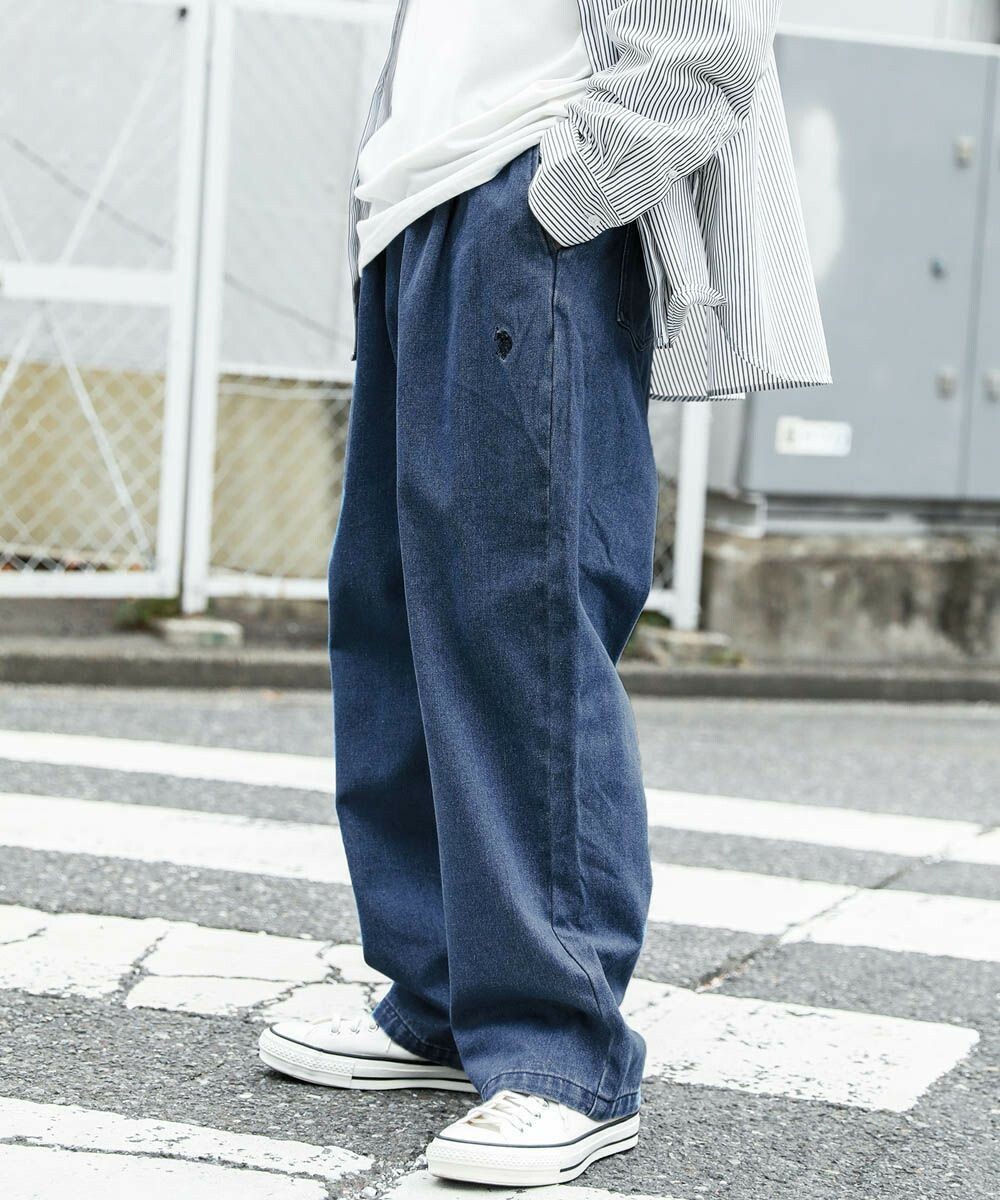 "代購" U.S. POLO ASSN. 刺繡 氣球輪廓 廚師褲