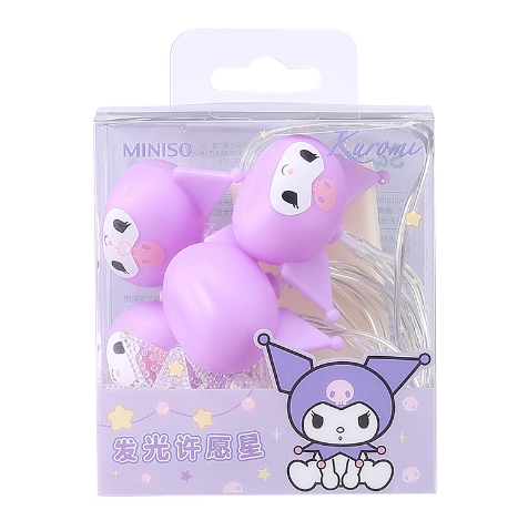 Sanrio Characters溫柔星系列發光許願星夜燈 - Kuromi