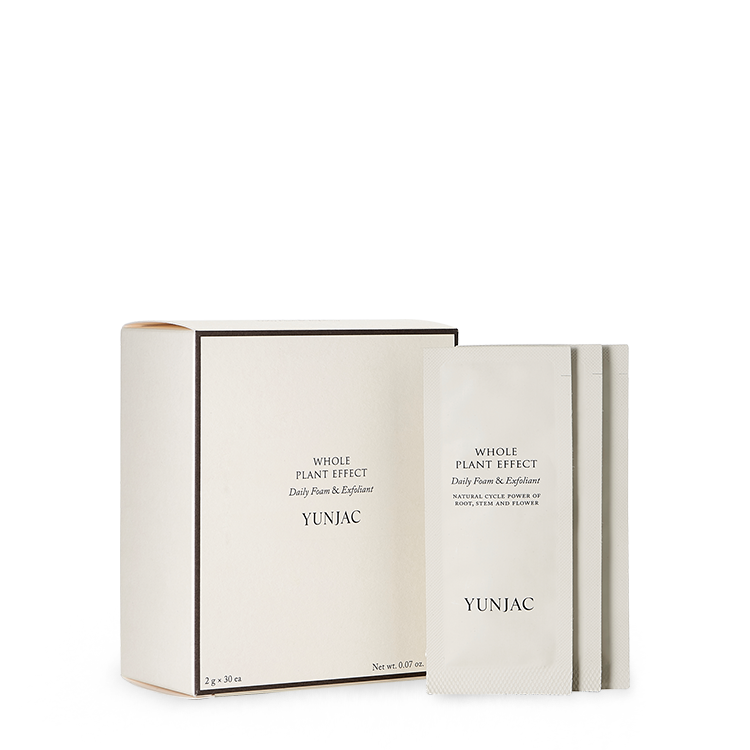 YUNJAC Whole Plant Effect Daily Foam & Exfoliant (2g x 30Packs)